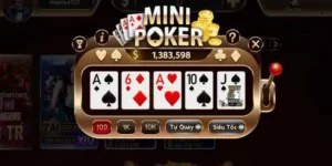 mini poker sonclub - hiện tượng game đình đám hấp dẫn nhất